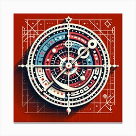 Compass Canvas Print