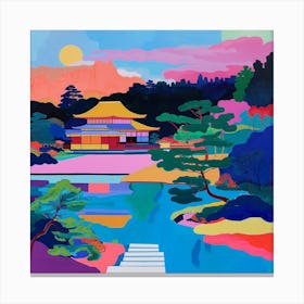 Colourful Gardens Katsura Imperial Villa Japan 2 Canvas Print