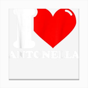 I Love Antonella Canvas Print