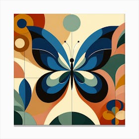 Modern Abstract Butterfly IV Canvas Print