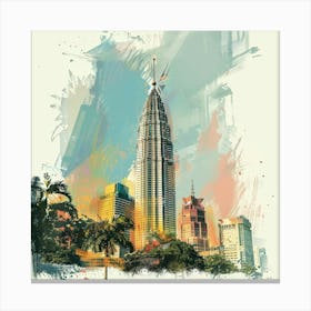 Petronas Towers Canvas Print