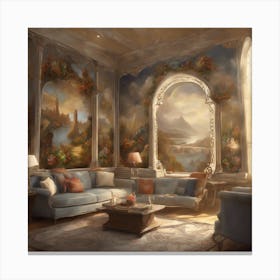 Living Room 2 Canvas Print