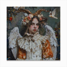 Forlorn Angel Canvas Print