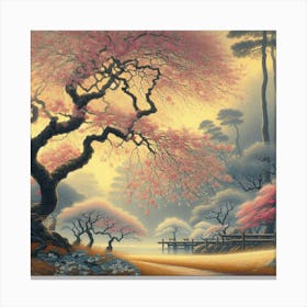 Sakura Tree Canvas Print