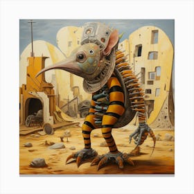 Rat In The City Canvas Print