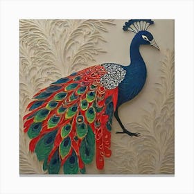 Peacock 3 Canvas Print