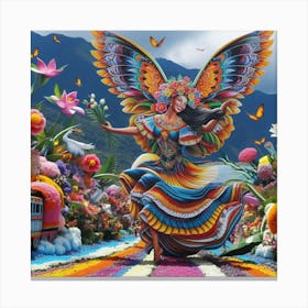 Angel Of Mexico Canvas Print