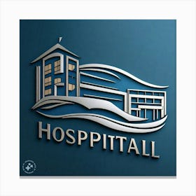 Hospital Logo Canvas Print