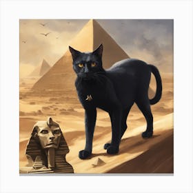 Egyptian Cat 6 Canvas Print