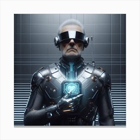 Futuristic Man 15 Canvas Print