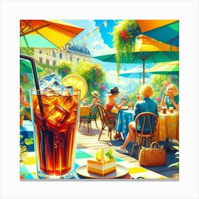 Iced Coffee 5 Canvas Print