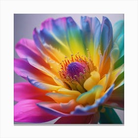 Rainbow Flower 2 Canvas Print