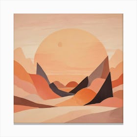 Abstract Landscape - Abstract Stock Videos & Royalty-Free Footage 1 Canvas Print