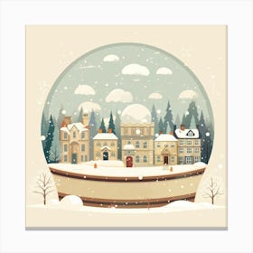 Cotswolds United Kingdom 2 Snowglobe Canvas Print