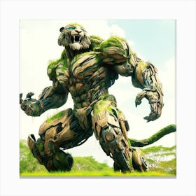 Mech Tigon V2 Canvas Print