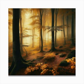 Autumn Forest 142 Canvas Print