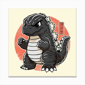 Little Kaiju Canvas Print