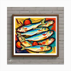 Sardines 3 Canvas Print