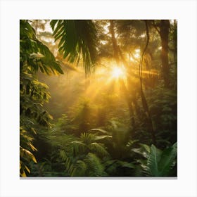 Ark light in the jungle Canvas Print