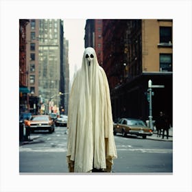 Ghost In The City 1 Canvas Print