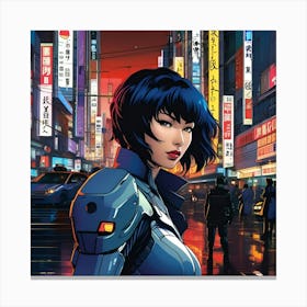 Ghost In The Shell Canvas Print