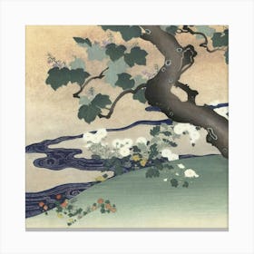 Tree By The River Canvas Print