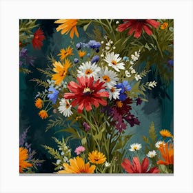 Floral Pattern Canvas Print