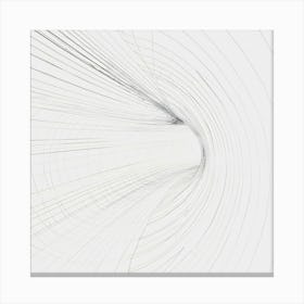 Abstract Swirling Lines Canvas Print