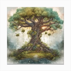 Old Tree Of Life Canvas Print