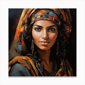Turkish Woman Canvas Print