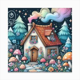 Fairy House 4 Canvas Print