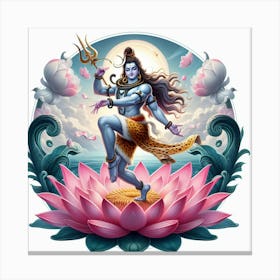 Lord Shiva Tandav Canvas Print
