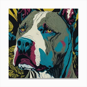 Pit Bull Terrier Canvas Print