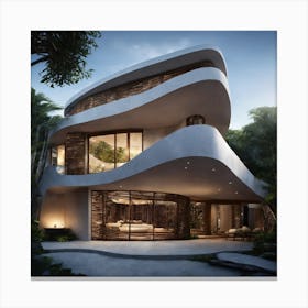 Envision A Zaha Hadid Styled (2) Canvas Print