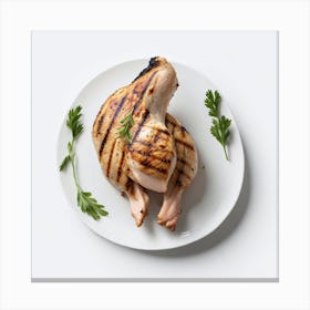 Grilled Chicken Canvas Print