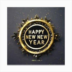 Happy New Year 60 Canvas Print