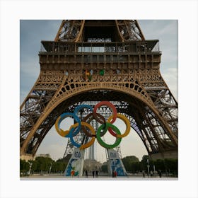 Olympic Rings Canvas Print