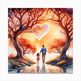 Heart Of Love Canvas Print