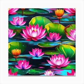 Lotus Flower 27 Canvas Print