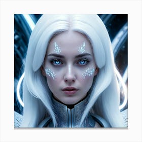 Angel Of The Galaxy Canvas Print