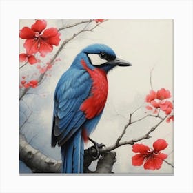 Chinese Bird 1 Canvas Print