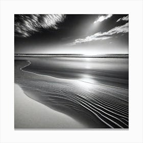 Sand Ripples Canvas Print