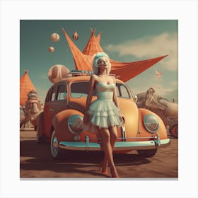 Vw Beetle Canvas Print