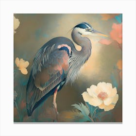 Blue Heron 5 Canvas Print