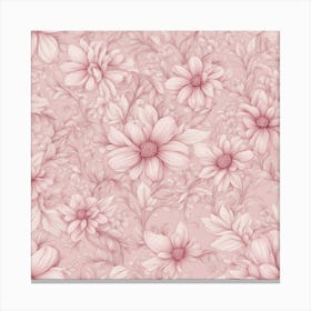 Daisies In Pink Canvas Print