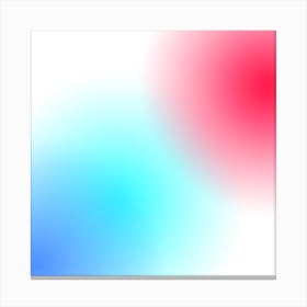 Abstract Blue And Red Color Canvas Print