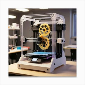 3d Printer Canvas Print