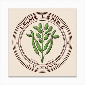 Legumes As A Logo (45) Canvas Print