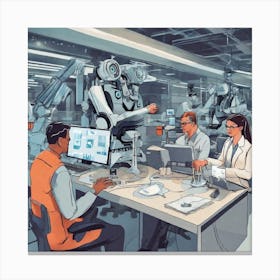 Future Of Work 7 Canvas Print