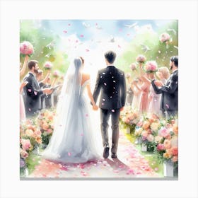 Wedding Ceremony Canvas Print